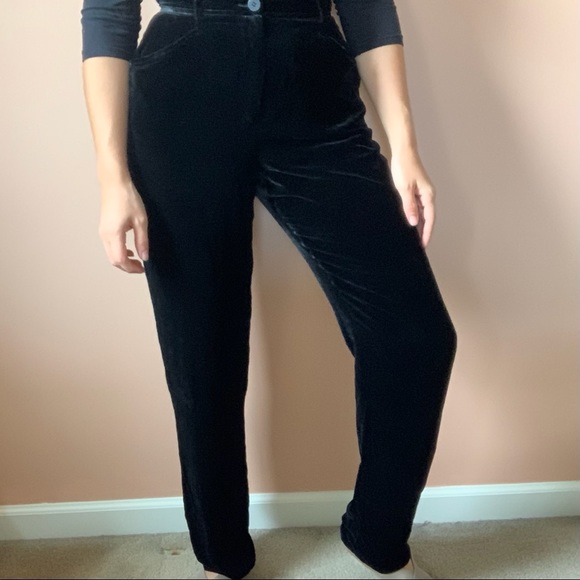 80s Ungaro High Waisted Velvet Pants - Picture 7 of 8